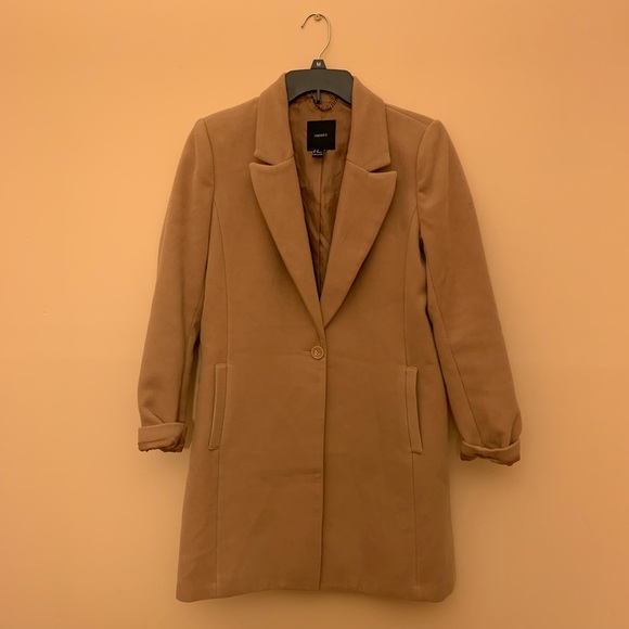 Tan Dad Coat by Forever 21